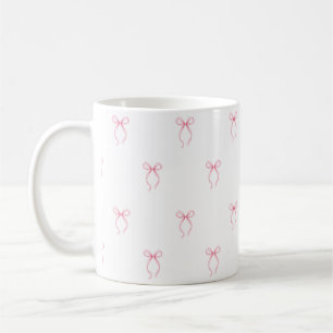 Mug Fête de mariage avec un nœud rose