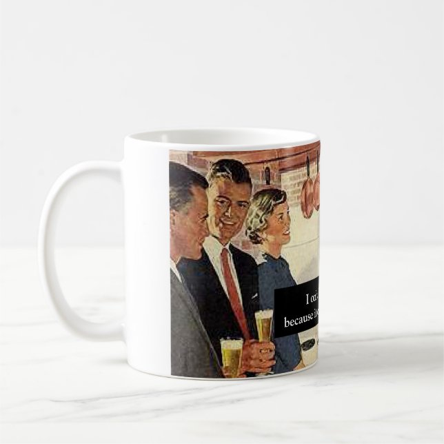 Mug Fête de mariage / Cadeau de pendaison de crémaillè (Gauche)