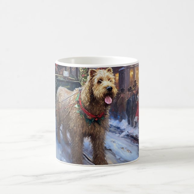 Mug Fête de Noël du Terrier Wheaten (Centre)