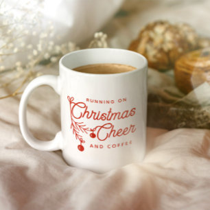 Mug Fête de Noël moderne Mistletoe élégant