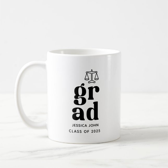 Mug Fête de remise des diplômes de la promotion 2025 e (Gauche)