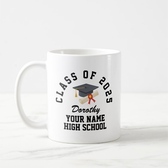 Mug Fête de remise des diplômes du secondaire (Gauche)