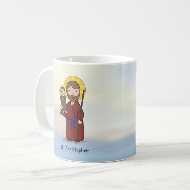 Mug Fête de Saint-Christophe Saint  (Devant gauche)