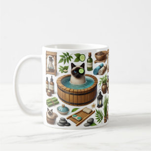 Mug Fête de Spa pour les amoureux de chats siamois