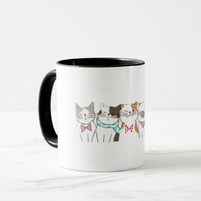 Mug Fête des chats (Devant gauche)