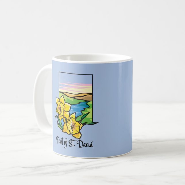 Mug Fête des Daffodiles de Saint-David (Devant gauche)