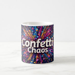 Mug Fête des feux d'artifice Confetti Anniversaire