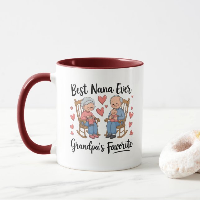 Mug Fête des grands-parents (Avec donut)
