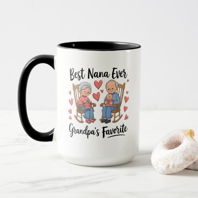 Mug Fête des grands-parents (Avec donut)