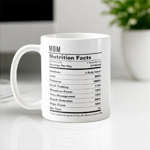 Mug Fête des mères amusantes Maman La valeur nutritive