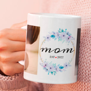 Mug Fête des mères Année Customisée pour maman Photos