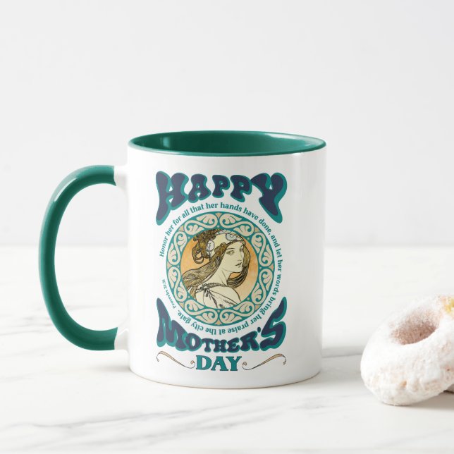 Mug Fête des mères avec une touche chrétienne (Avec donut)