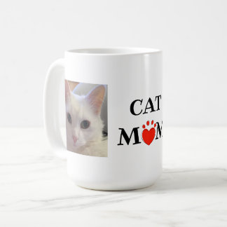Mug Fête des mères Chat Maman Citation Photo personnal