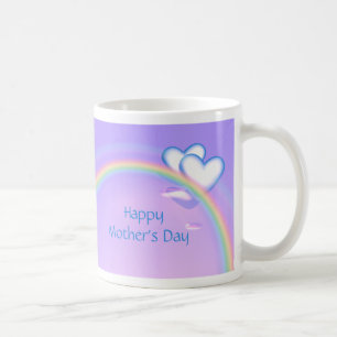 Mug Fête des Mères Cœurs sur Arc-en-ciel