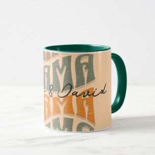 Mug Fête des Mères Couleur naturelle Maman Enfants Nom