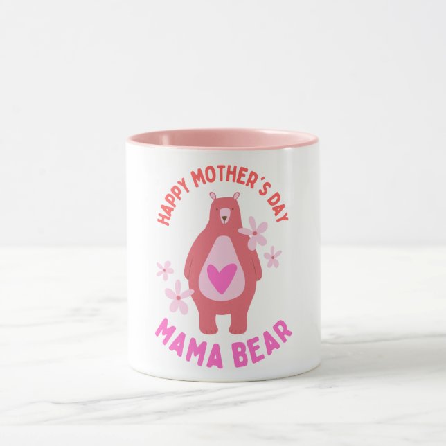 Mug Fête des mères de Mama Bear Hub (Centre)