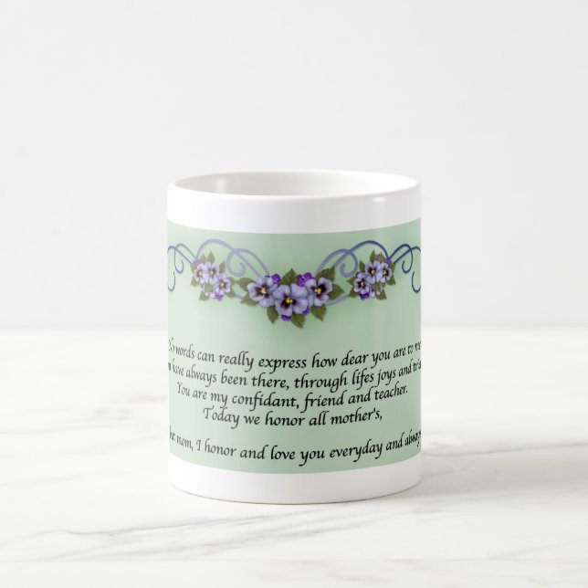 Mug Fête des mères de Pansy (Centre)