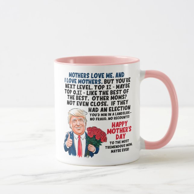 Mug Fête des mères Donald Trump (Droite)