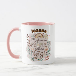 Mug Fête des mères GIGI personnalisées Anniversaire No