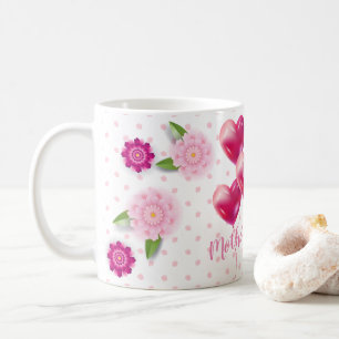 Mug Fête des Mères - gobelet cadeau Ornement Floral Dé