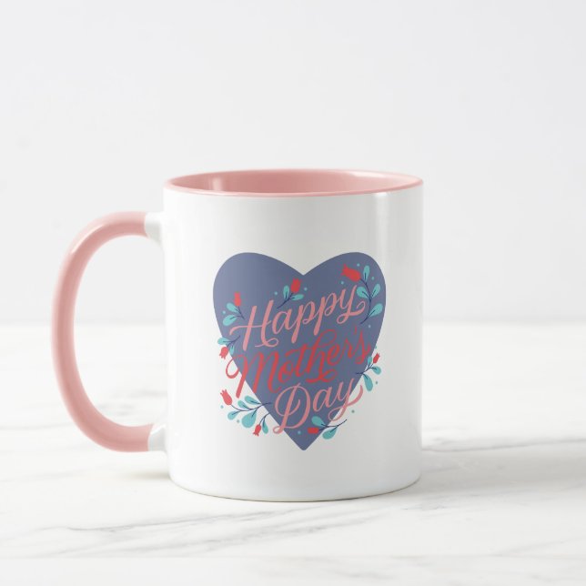 Mug fête des mères heureuse (Gauche)