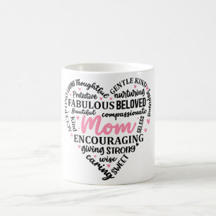 Mug Fête des Mères Inspirationnelle Coeur/maman