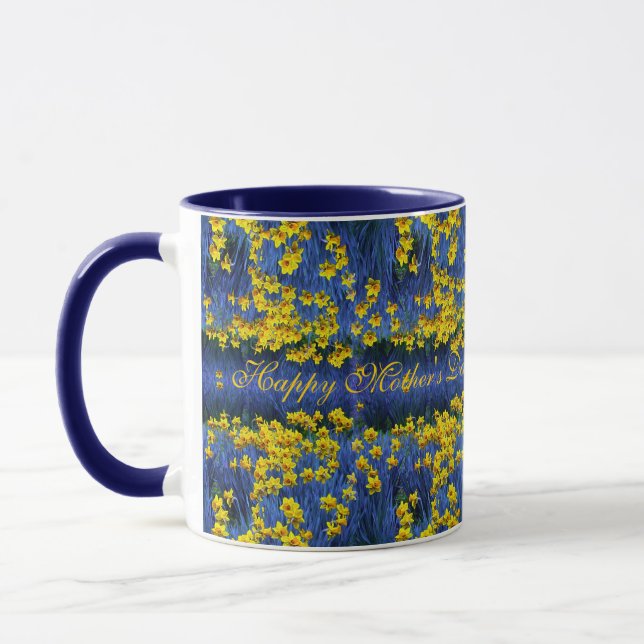 Mug Fête des mères jonquille Imaginaire de printemps (Gauche)