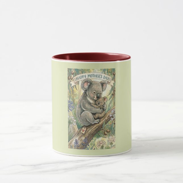Mug Fête des Mères Koala avec Joey (Centre)