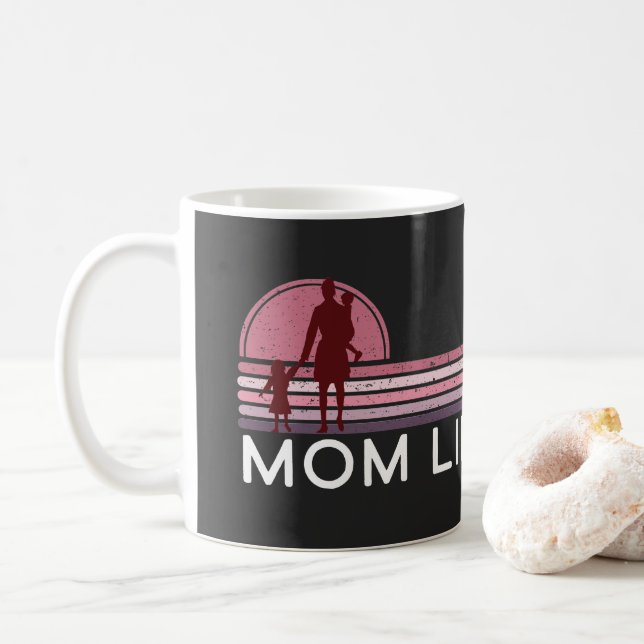 Mug Fête des mères Maman Nom de vie (Avec donut)