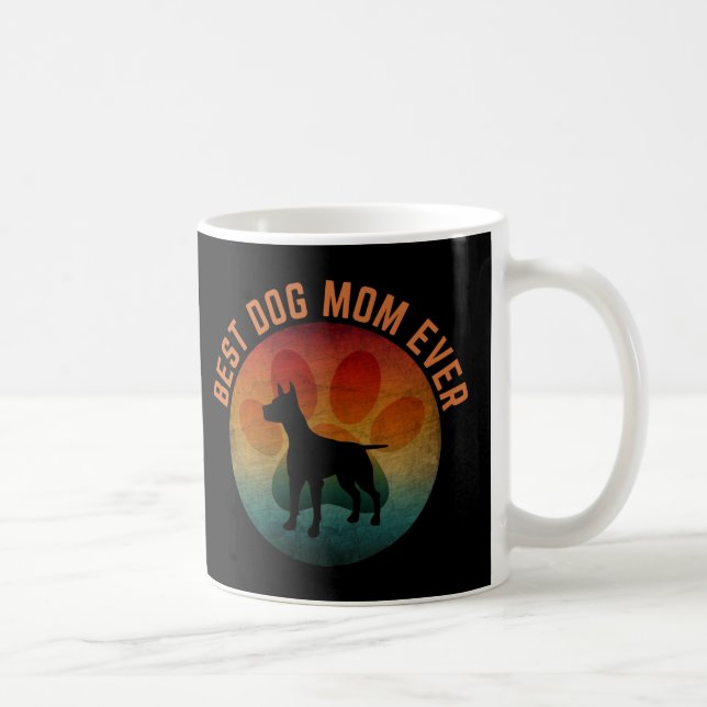Mug fête des mères meilleure maman de chien ever (Droite)