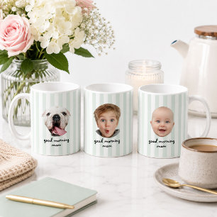 Mug Fête des Mères personnalisée 3 Photo Bébé Visage R