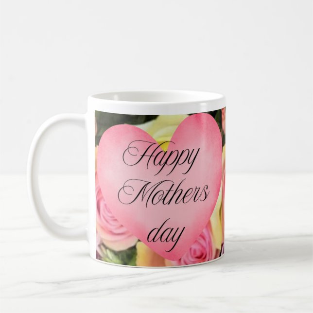 Mug Fête des mères roses (Gauche)