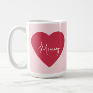 Mug Fête des Mères - Soft Rose & Red Heart
