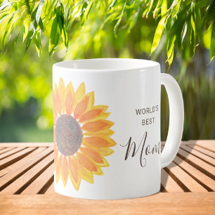 Mug Fête des Mères Tournesol Meilleure Maman du Monde