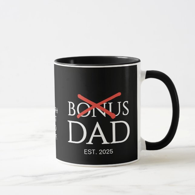Mug Fête des Pères Accepté BONUS PAPA Établie (Droite)