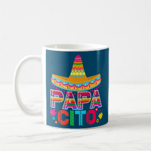 Mug Fête des pères amusante pour les hommes Papacito P