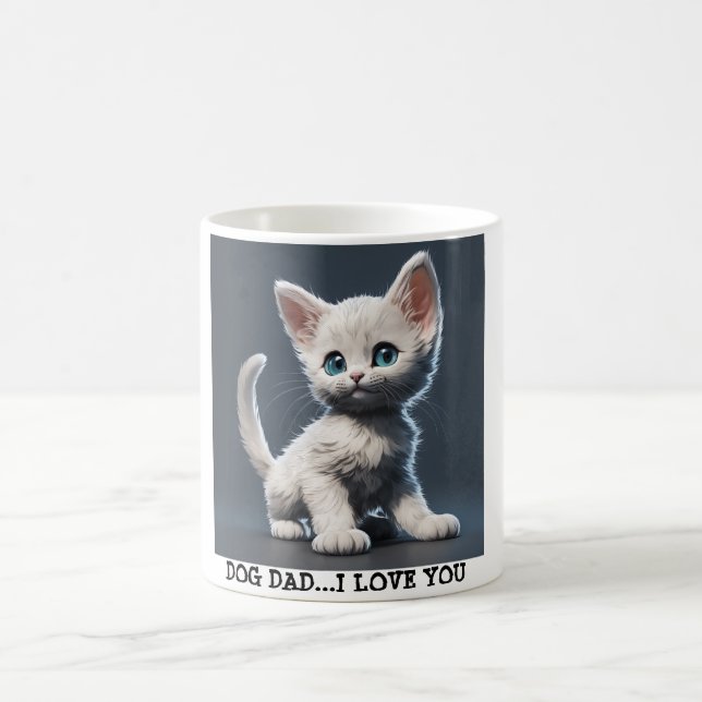 Mug Fête des pères Animaux de compagnie personnalisés (Centre)