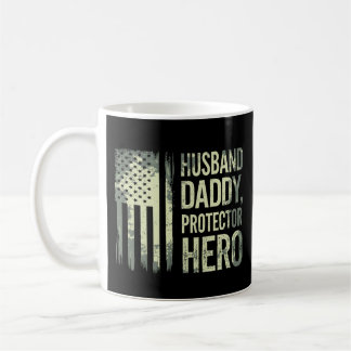 Mug Fête des pères Camo American Flag Husband Daddy He