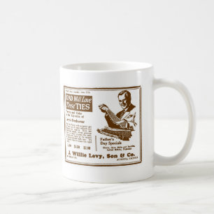 Mug Fête des pères cravate annonce en juin 1928
