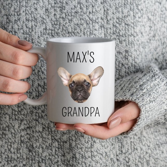 Mug Fête des pères de chien grand-père animal de compa (Créateur téléchargé)