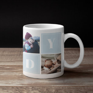 Mug Fête des pères de collage photo papa