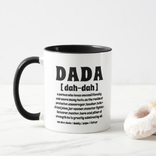 Mug Fête des pères de définition moderne mignonne Dada