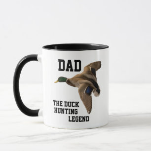Mug Fête des pères de Mallard de légende de chasse 