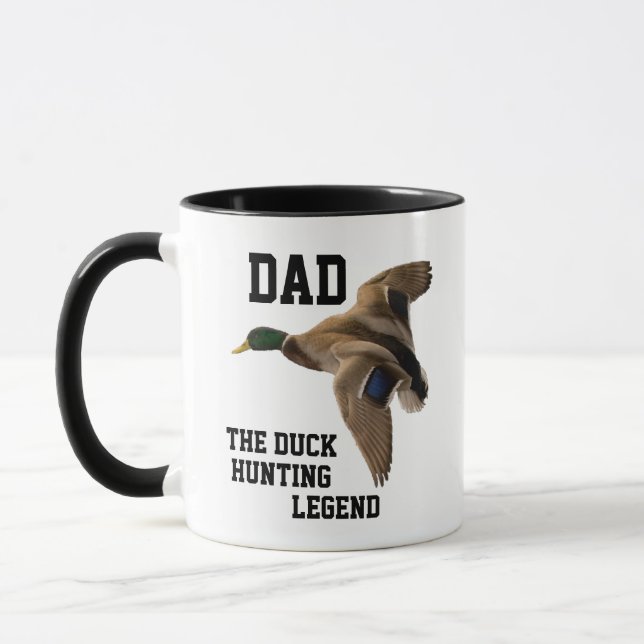 Mug Fête des pères de Mallard de légende de chasse de (Gauche)