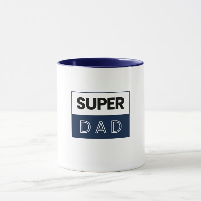 Mug Fête des Pères de SUPER PÈRE (Centre)