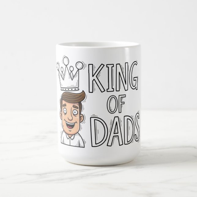 Mug Fête des pères du roi des papas (Centre)
