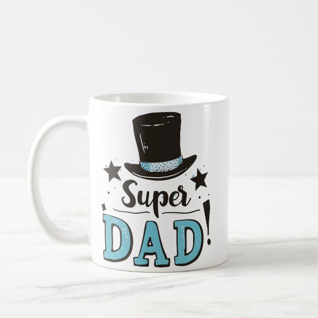 Mug Fête des pères - Fête de Super Papa (Gauche)