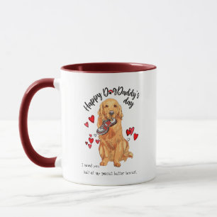 Mug Fête des pères heureuse de votre golden retrieve