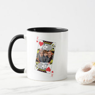 Mug Fête des pères idée cadeau   Jouer aux cartes King