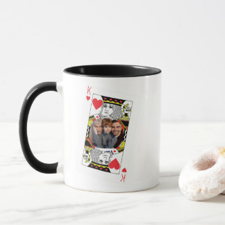 Mug Fête des pères idée cadeau | Jouer aux cartes King